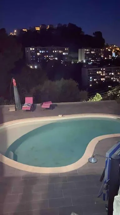 Villa Avec Piscine Et Vue Magnifique Sur Nicea Francja